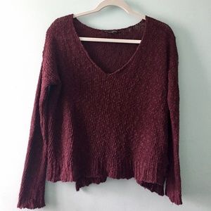 Carmen Sweater in Burgundy